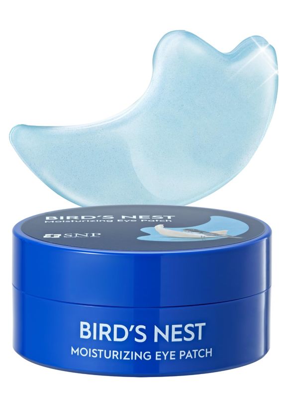 SNP - Bird&#39;s Nest Aqua Moisturizing Eye Patch - Maximum Hydration &amp; Protection for All Dry Skin Types - Contains EGF - 60 Patches - Best Gift Idea for Mom, Girlfriend, Wife, Her, Women