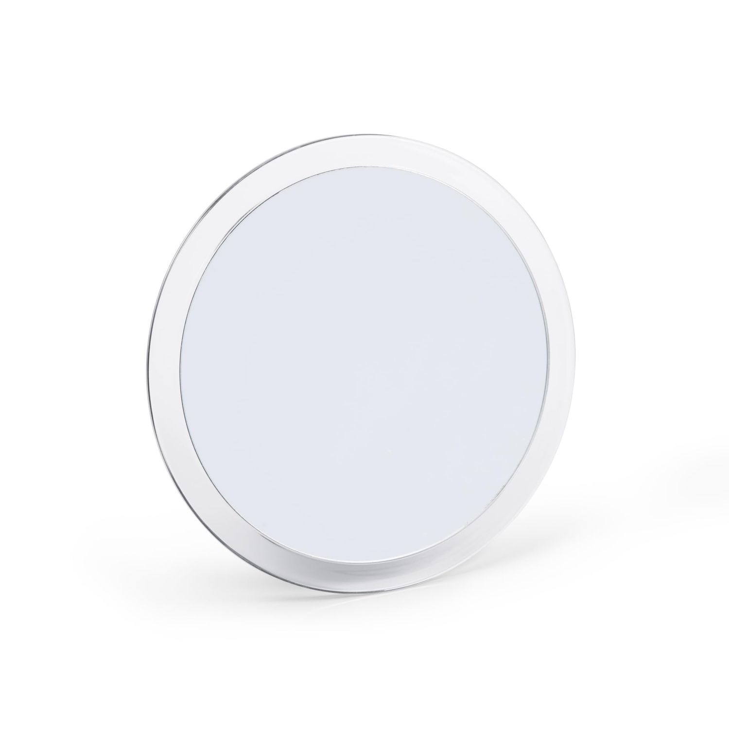 Jerdon Portable Travel Makeup Mirror - 9 Diameter Frame with 5X Magnification - Suction Cups Allow Wall Mounting - Travel Case Included - Model JSC5