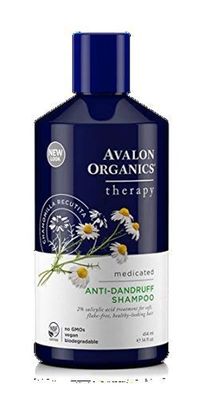 Avalon Organics Therapeutic Hair Care Medicated Anti-Dandruff Shampoo 14 fl. oz. Shampoos (a) - 2pc