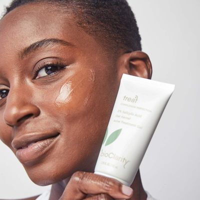 BioClarity 3-Step Acne Routine, Mini Size, for Oily or Acne-Prone Skin, Clean Vegan Ingredients, Includes Cleanser, Salicylic Acid Acne Treatment Gel, Restorative Green Gel