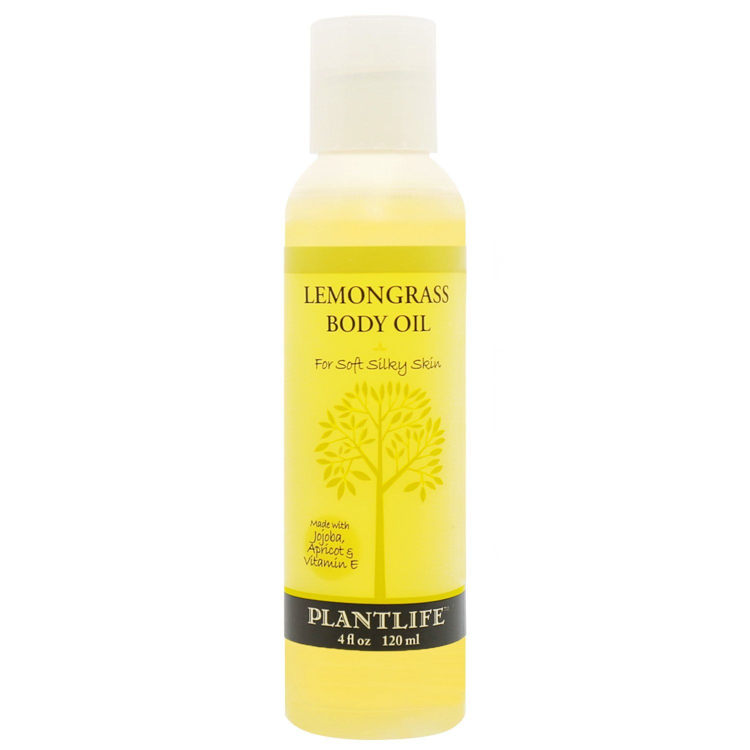 Plantlife Lemongrass Body Oil - Moisturizing Natural Body Oil for All Skin Types - Nourishing Dry Skin and Making It Feel Soft and Silky for Women &amp; Men - Bath, Body &amp; Massage Oil - 4oz