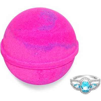 Bath Bomb with Size 7 Ring Inside Love Potion Extra Large 10 oz. Made in USA
