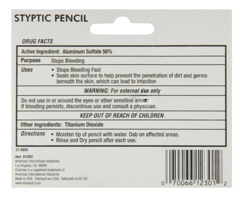 Nick Relief Styptic Pencil Twin Pack (3 Pack)