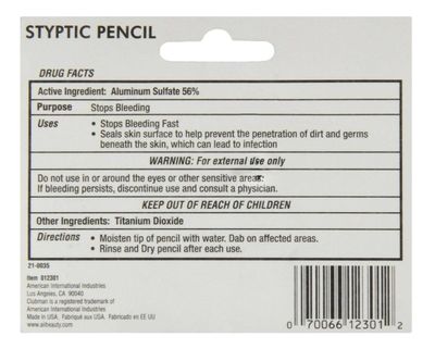 Nick Relief Styptic Pencil Twin Pack (3 Pack)