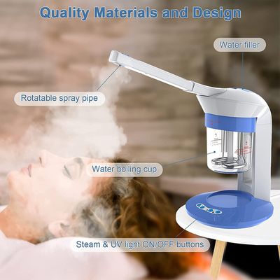 GOTOTOP Facial Steamer Portable Ion Vapour Steamer Beauty Spa Face Care Home Use Aromatherapy Humidifier US Plug