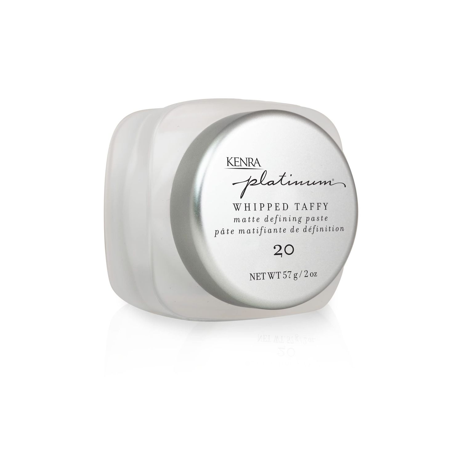 Kenra Platinum Whipped Taffy 20 | Matte Defining Paste | Delivers An Ultra-Matte, Firm Hold Finish | Sculpts, Smooths &amp; Texturizes Styles | All Hair Types | 2fl. Oz