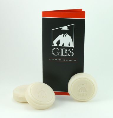 G.B.S 97% All Natural Shave Soap Set for Men, Cedar &amp; Pine, Sandalwood, Bay Rum, Pack of 3