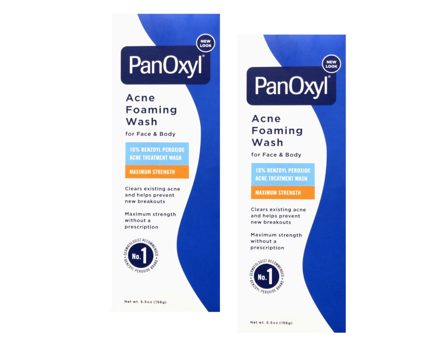 PANOXYL ACNE FOAMING WASH 5.5 oz (Pack of 2) (Packaging may vary)