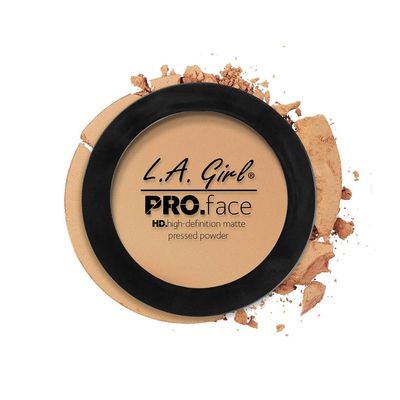 L.A. Girl PRO.Face Matte Pressed Powder, Soft Honey GPP608