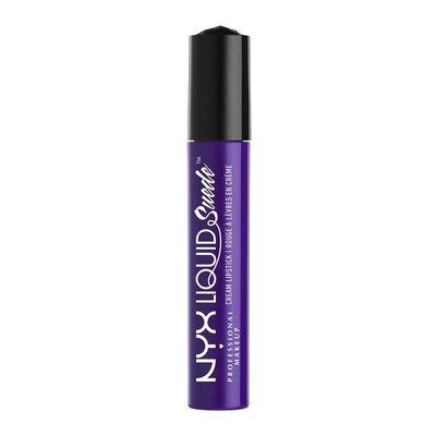 NYX PROFESSIONAL MAKEUP Liquid Suede Cream Lipstick - Amethyst (Deep Neon Purple)