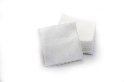 Intrinsics Petite Cotton Squares - 2"x2" 4-Ply 100% Pure Cotton Pads for Makeup Removal, Facial Cleansing, and Nail Care, Lint-Free (200 Count)