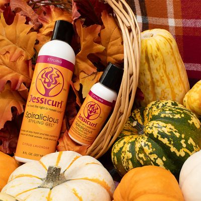 Jessicurl Spiralicious Gel, Island Fantasy, 8 Fl oz - Curl Defining, Frizz Control for All Hair Types