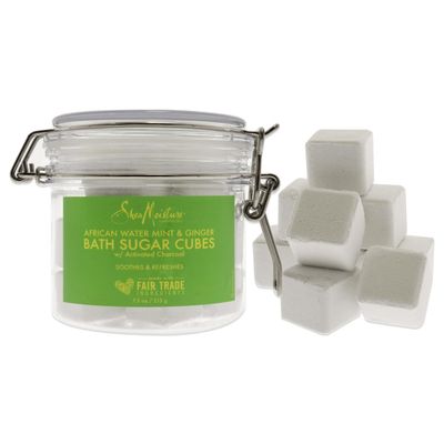 Shea Moisture African Water Mint and Ginger Bath Sugar Cubes By Shea Moisture for Unisex - 7.5 Oz Bath Soak, 7.5 Ounce