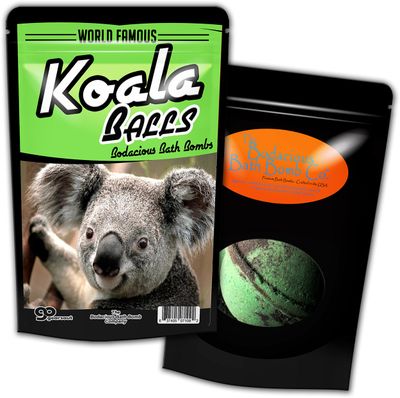 Koala Balls Bath Bombs - Koala Bath Bombs Funny Koala Gifts for Girls Koala Friend Gifts for Women Weird Bath Gifts Stocking Stuffers for Kids Fun White Elephant Ideas Secret Santa Gifts
