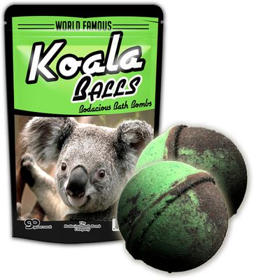 Koala Balls Bath Bombs - Koala Bath Bombs Funny Koala Gifts for Girls Koala Friend Gifts for Women Weird Bath Gifts Stocking Stuffers for Kids Fun White Elephant Ideas Secret Santa Gifts