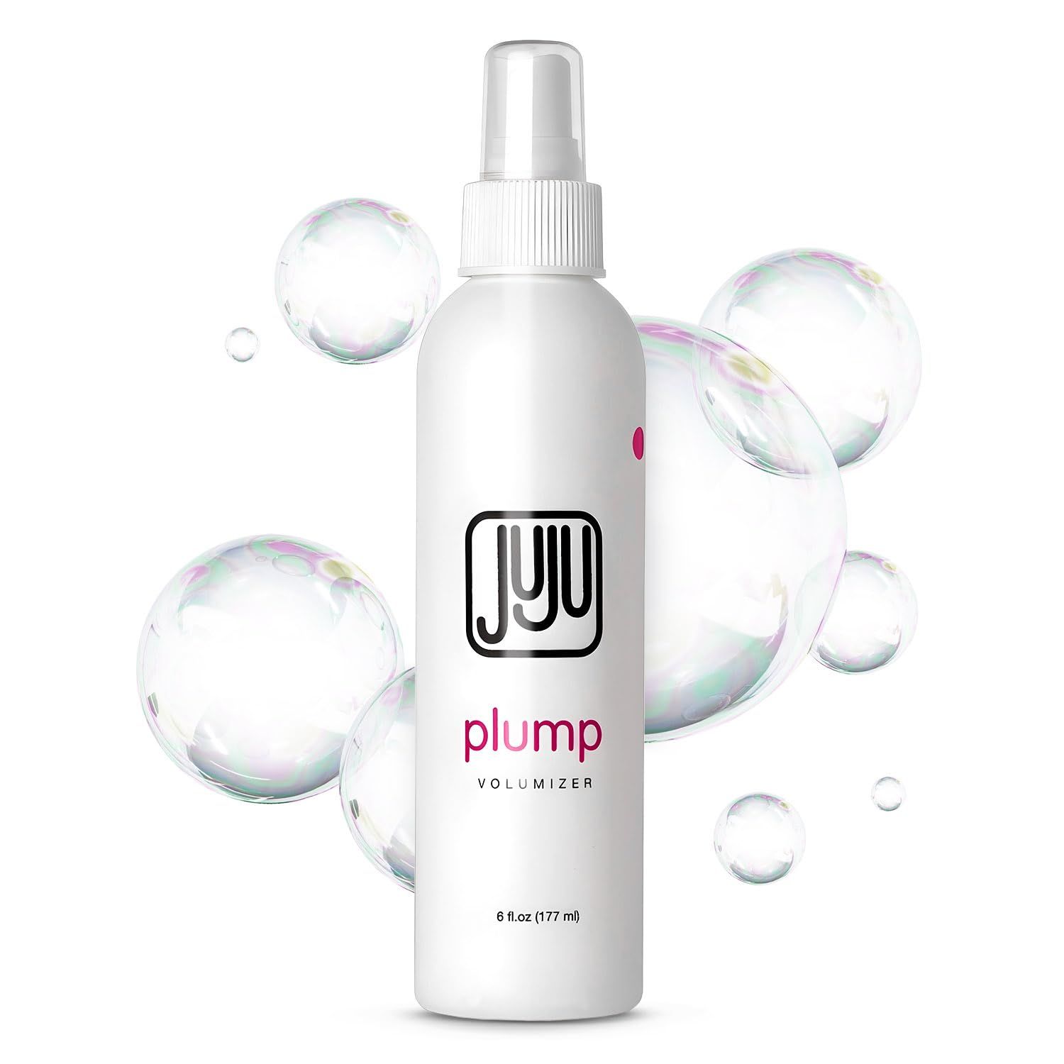 Juju Plump Lightweight Volumizer Hairspray 6 fl oz - Fragrance Free Volume Hair Spray Medium to Fine Hair, Airy Feel Styling Spray for Volume &amp; Fullness, Volumizing Hair Spray for Women