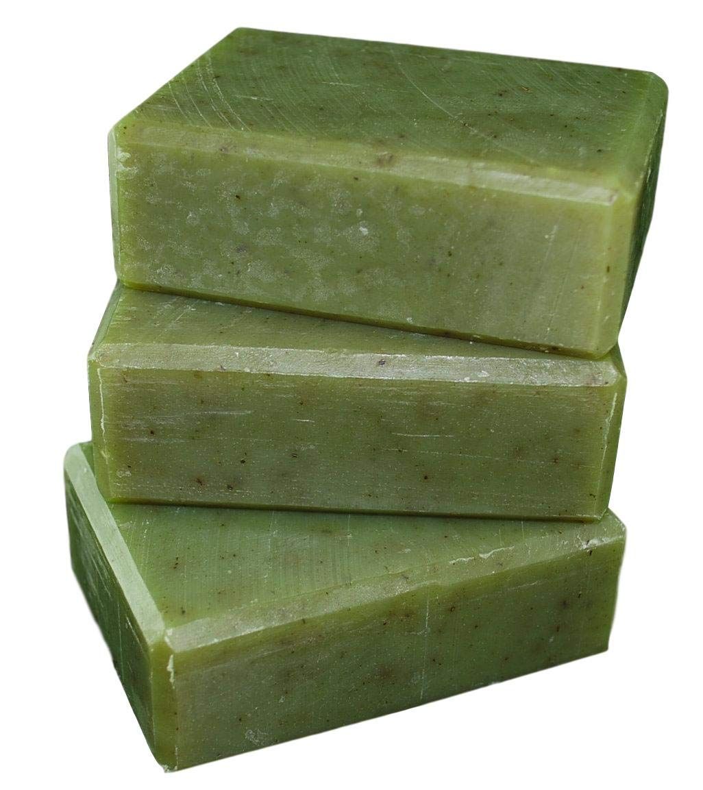 Traverse Bay Bath and Body- All natural handmade cold process bar soap, Eucalyptus and Peppermint, made in the USA, essential oils. 3 bar pack 15 + oz. For men and women, face and body.