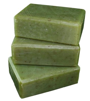 Traverse Bay Bath and Body- All natural handmade cold process bar soap, Eucalyptus and Peppermint, made in the USA, essential oils. 3 bar pack 15 + oz. For men and women, face and body.
