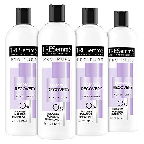 TRESemm Conditioner Conditioner for Damaged Hair Damage Recovery Silicone Free Conditioner 16 oz 4 Count