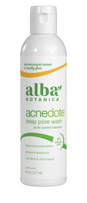 Alba Botanica Acnedote Maximum Strength Deep Pore Wash, 6 Oz (Packaging May Vary)