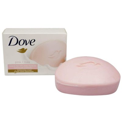 Dove Beauty Bar Pink Soap 4.75 Oz / 135 Gr (Pack of 12 Bars)