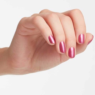 OPI Nail Lacquer A-Rose at DawnBroke by Noon | Opaque Deep Purple Shimmer Chip Resistant Nail Polish | Vegan, Fast Drying, Streak Free