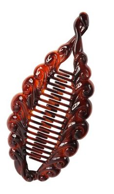 Caravan Fancy Spiral French Ivette Banana Tortoisese Shell, 65 Ounce