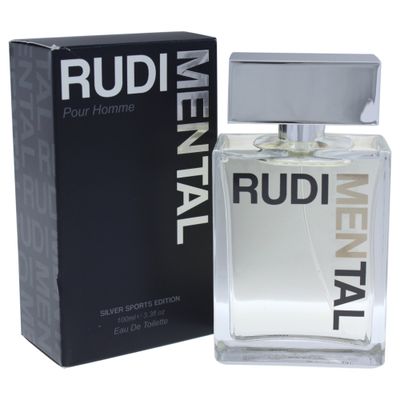 Rudimental Silver Sports Edition Eau de Toilette Spray for Men, 3.3 Ounce