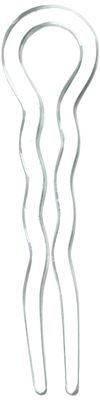 Caravan Large Clear Crink Hair Pins Model No. 7465/2