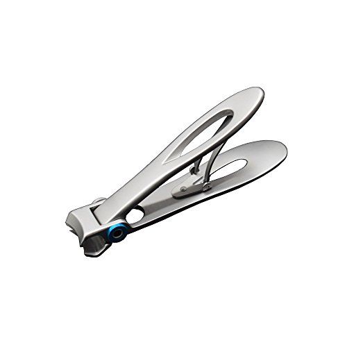 Motanar 15mm Wide Jaw Opening Deluxe Sturdy Stainless Steel Toenail Clippers for Thick Nails Gunblack Big Size Suitable to Men Women Baby And Thick Nails