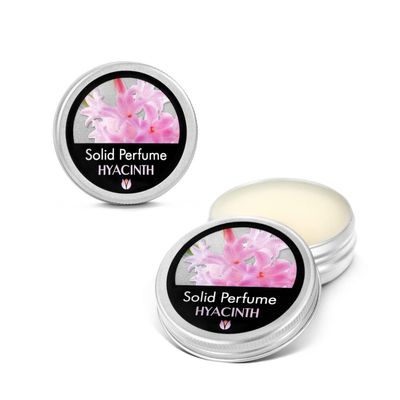 Flowerland Solid Perfume - Portable Pocket Balm Perfume Perfect for Travel Use - Natural Fragrance Parfum for Men and Women - Natural &amp; Vegan - Hyacinth (30ml)