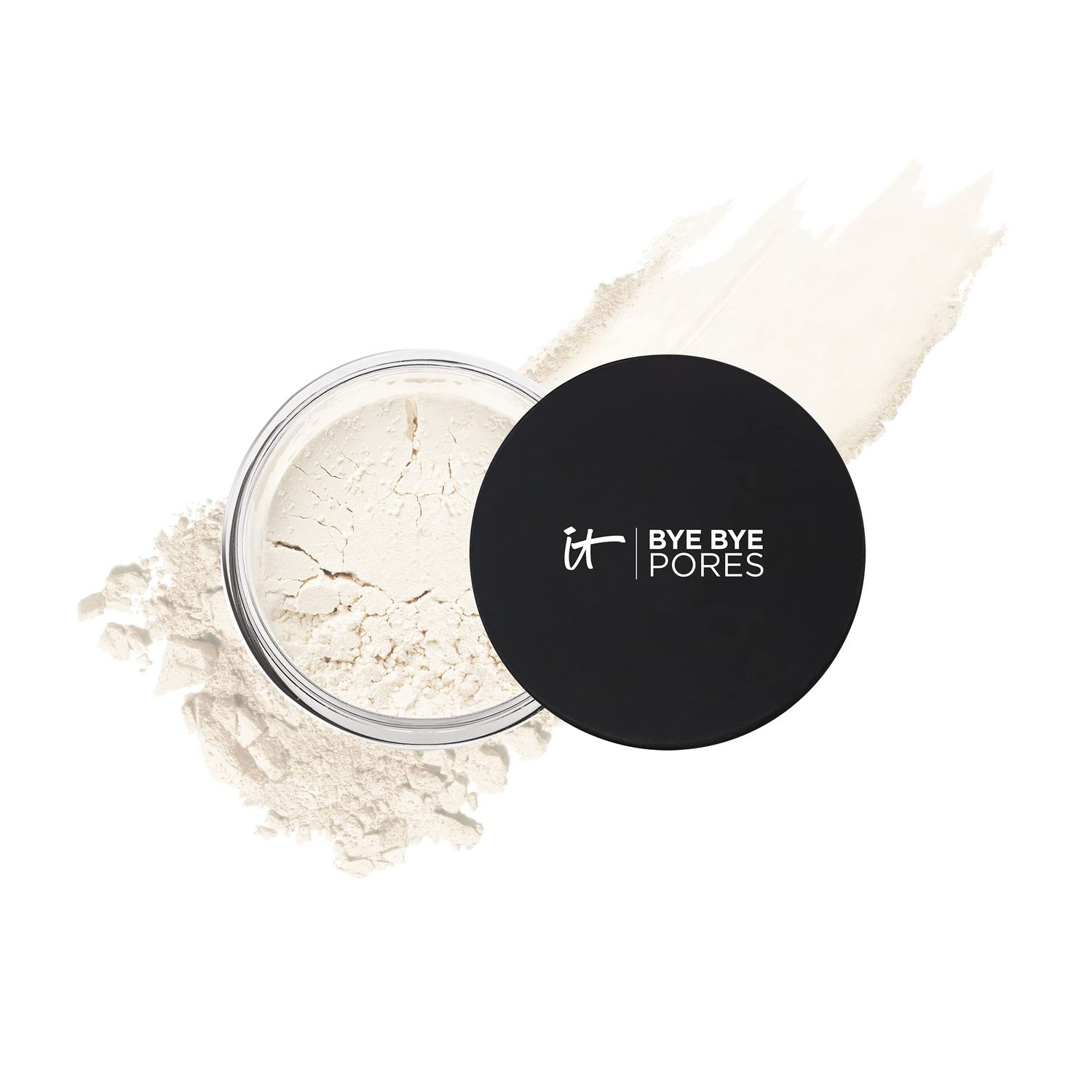 IT Cosmetics Bye Bye Pores - Poreless Finish Loose Setting Powder Makeup - Translucent Blurring Powder for All Skin Tones - Face Powder with Peptides, Silk, Collagen &amp; Antioxidants - 0.23 oz