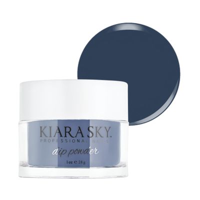 Kiara Sky Long Lasting Nail Dip Powder Blue Tones 1 oz, Chill Pill