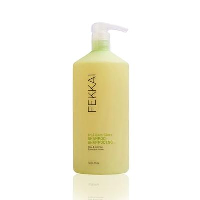 Fekkai Brilliant Gloss Shampoo - 1 Liter - Transforms Hair with 4X Shine - Free of Sulfates, Parabens, Phthalates - Vegan, Cruelty-Free