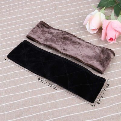 sansheng 3 Pack Wig Grip Band?Velvet Headband Scarf Head Hair Band Extra Hold Wig Adjustable Fastern,Stretch Cotton headband?3 colors?