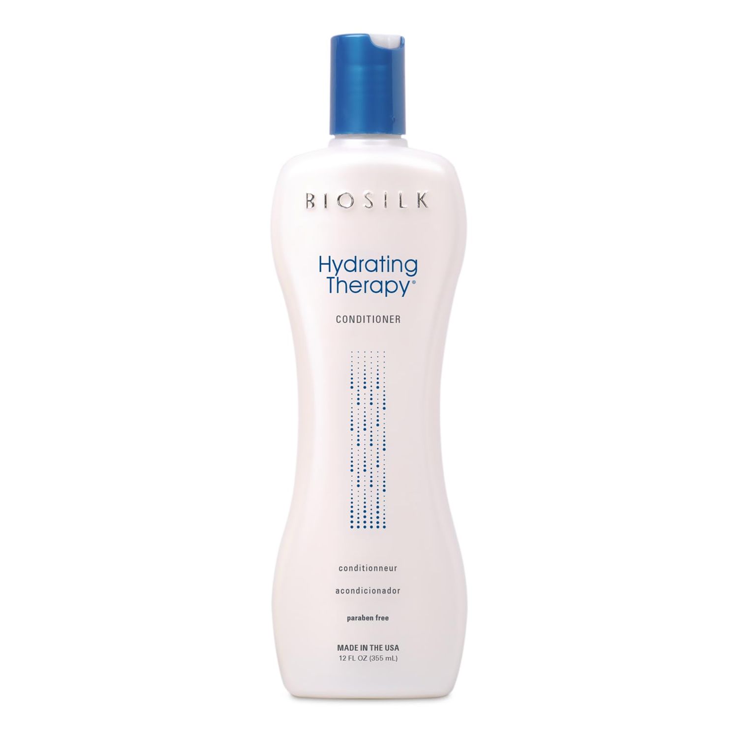 BioSilk Hydrating Conditioner, Replenishes Moisture For Strong &amp; Smooth Hair, Sulfate, Paraben, &amp; Cruelty-Free, 12 Oz