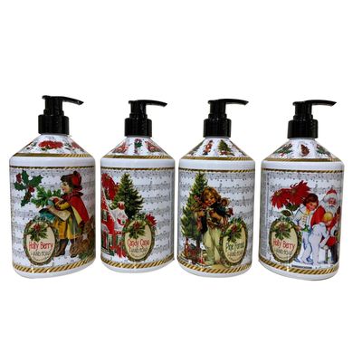 Home &amp; Body Holiday Greetings Collection Hand Soap - 4 Bottles, 21.5 fl oz each