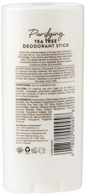 Jason Aluminum Free Deodorant Stick, Purifying Tea Tree, 2.5 Oz (Pack of 1)