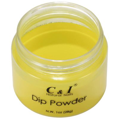 C &amp; I Dip Powder Color No.032 Lemon Yellow Color System