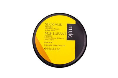 Muk Haircare Slick Muk High Gloss Pomade, 3.4oz - Strong Hold, High Gloss Pomade for Men, Humidity Resistant, Water Soluble, Coconut Vanilla Bean Fragrance