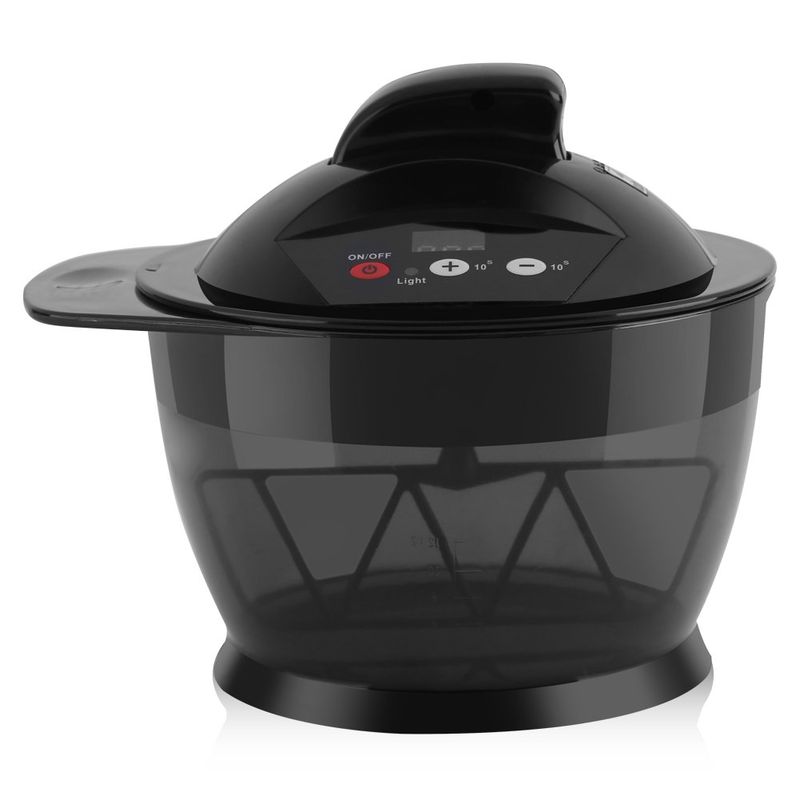 ZJchao Hair Dye Bowl, Electric Hair Color Mixing Bowl, Hair Salon Coloring Bowl, Automatic Barber Hair Dyeing Kit DIY Tools, USB Rechargeable Hair Dye DIY Blender, for Hair Salon Home Use