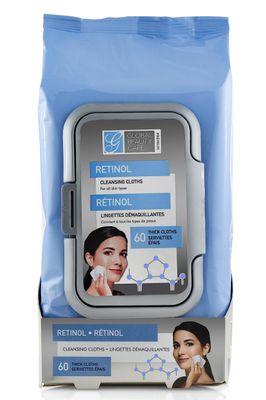 Retinol Cleansing Cloths and Makeup Removal Wipes 60 Ct.