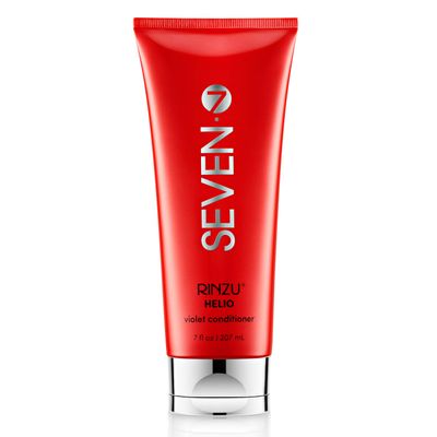 SEVEN Haircare Rinzu Helio Violet Conditioner for Women &amp; Men with Aragan Oil, Purple Conditioner for Blonde Hair &amp; Brassiness, Sulfate Free, Cruelty Free, Paraben Free, Made in USA, 7oz
