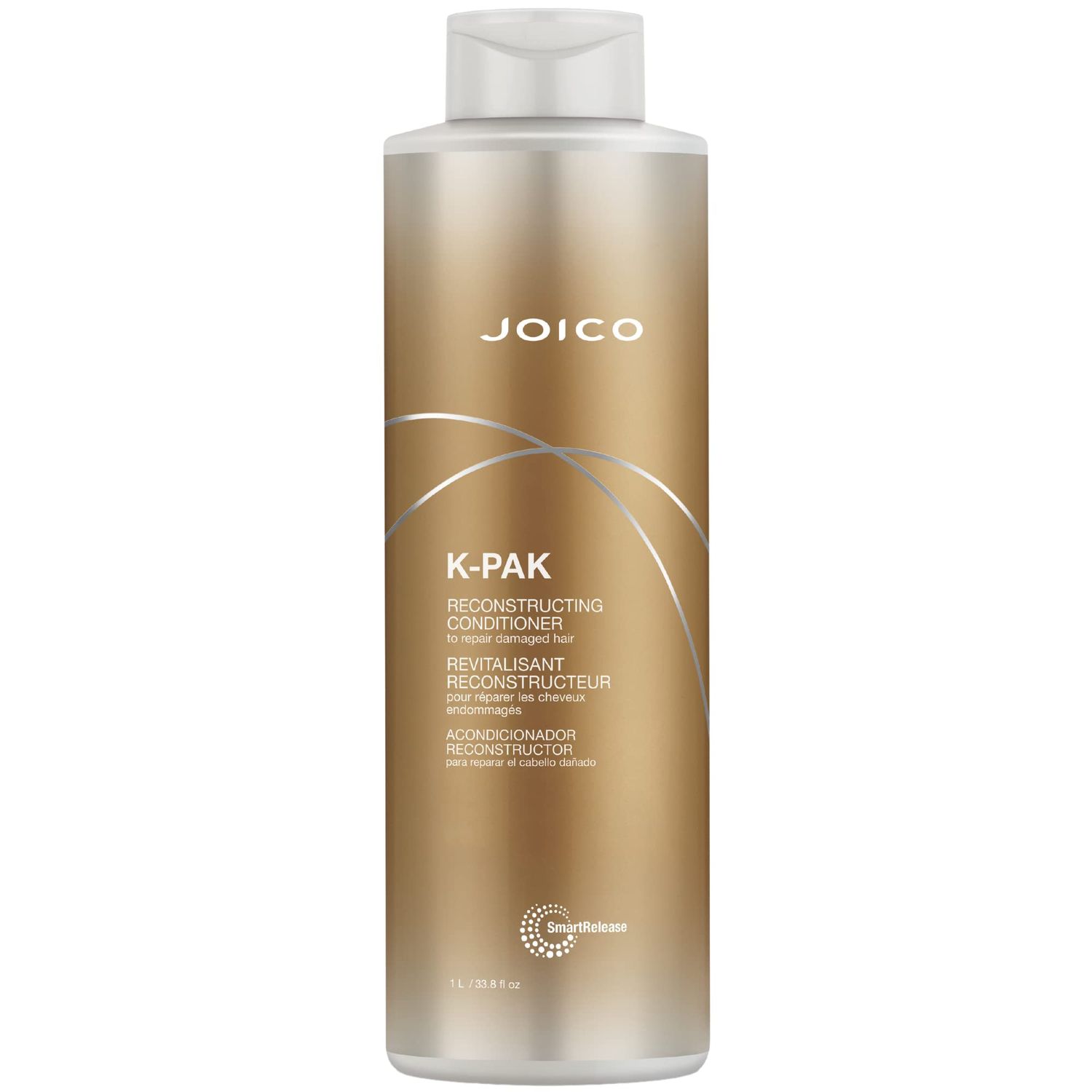 Joico K-PAK Daily Reconstructing Conditioner | For Damaged Hair | Restore Shine | Smooth &amp; Detangle | Eliminate Static | With Keratin &amp; Guajava Fruit Extract | 33.8 Fl Oz