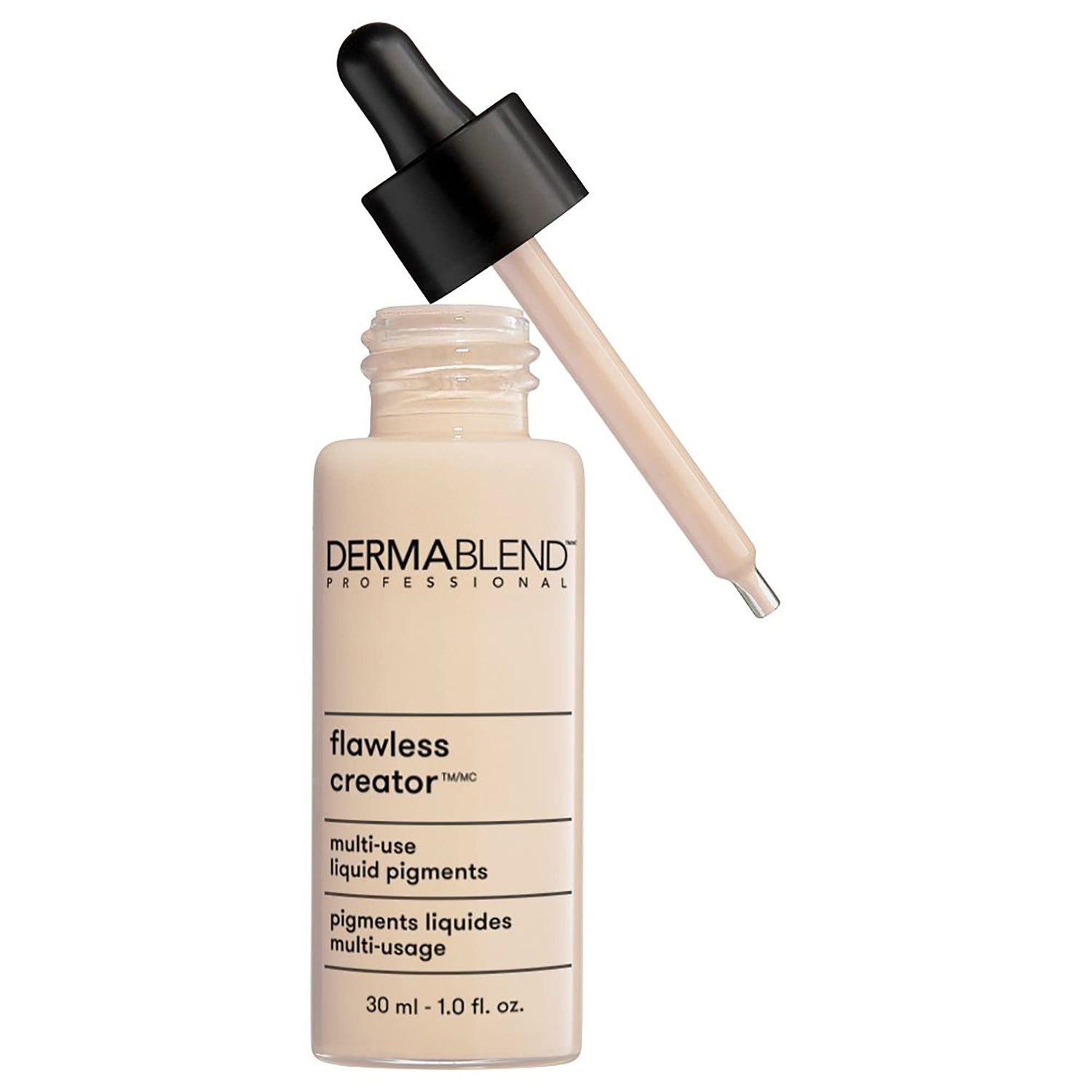 DERMABLEND Flawless Creator Lightweight Foundation - Multi Use Liquid Pigments - oz/30 ml, 0N, 1 count