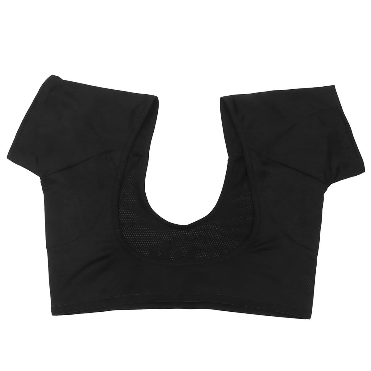 ARTIBETTER Underarm Sweat Vest Underarm Sweat Guard Washable Sweat Shield Vest for Women Girls Ladies Black(L)