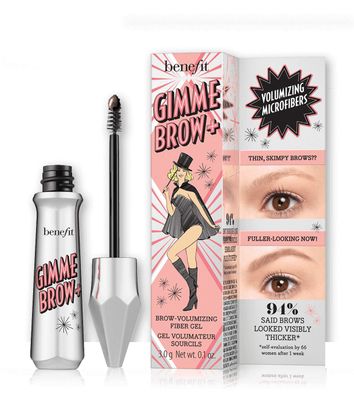 Benefit Cosmetics Gimme Brow + Volumizing Eyebrow Gel, 4.5 - Neutral deep brown, 1 Count