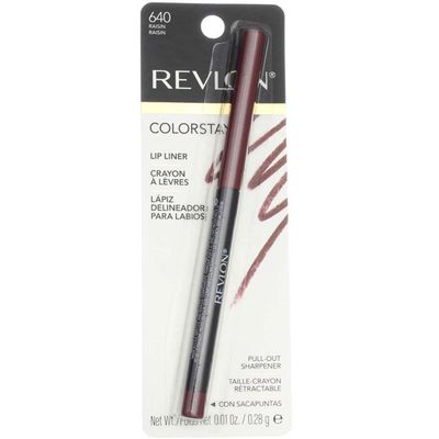 Revlon ColorStay Lipliner with SoftFlex, Raisin 640, 0.01 Ounce