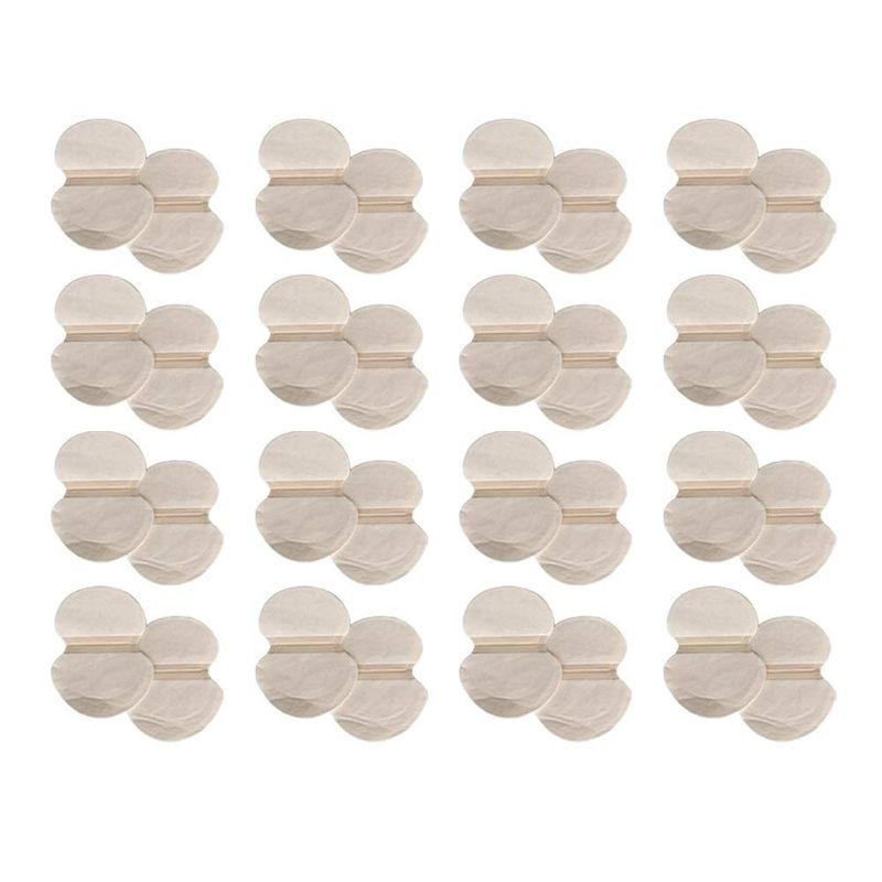 Self-Adhesive Single Use Armpit Liner Pad - Super Absorbent &amp; Disposable - Protects Clothes from Stains and Odor (16 Pairs, 3.74 wide)