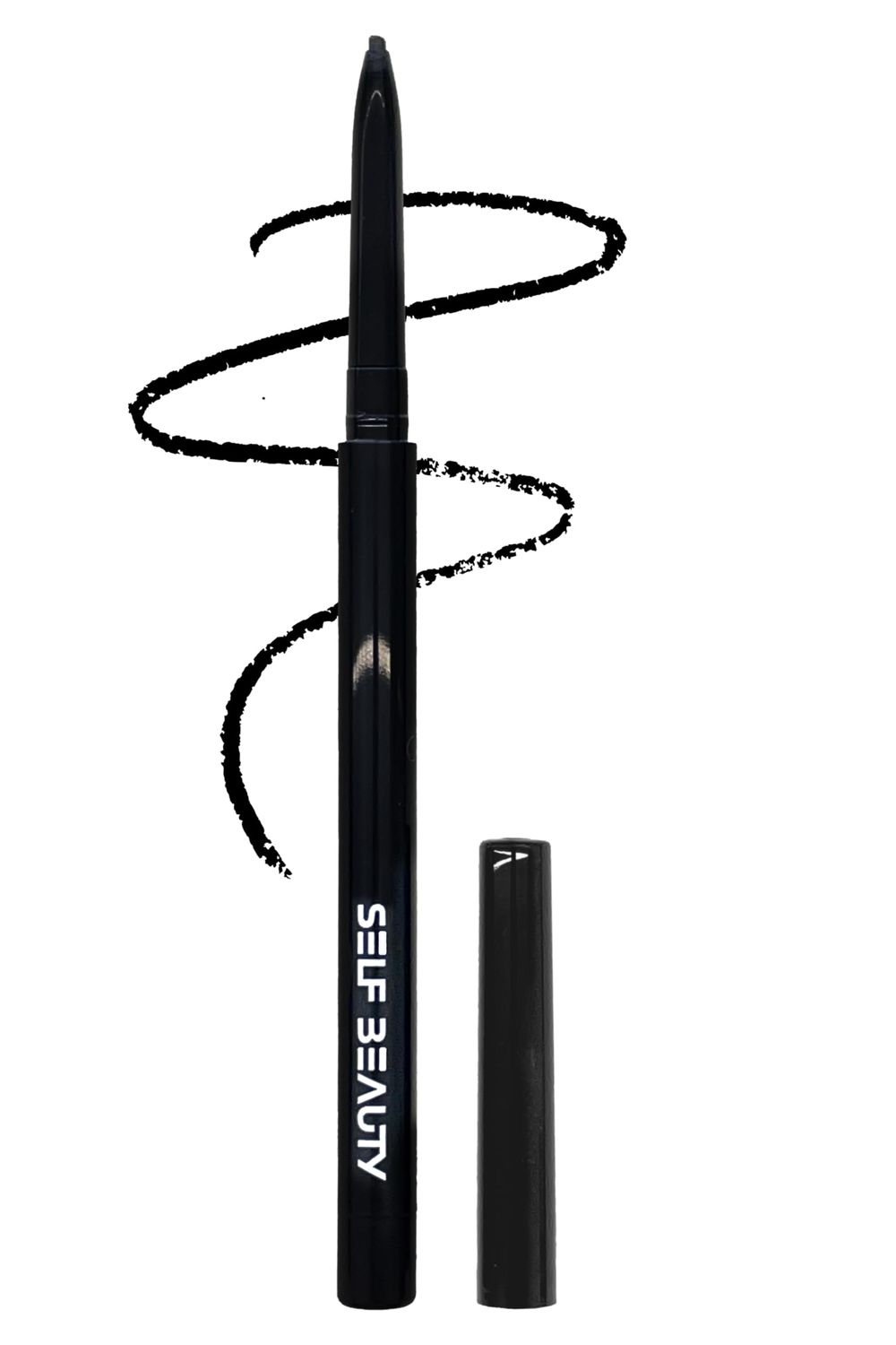 self beauty Ultra Slim Waterproof Gel Eyeliner | Easy Retractable Eyeliner Pencil Waterproof Smudge Proof | Long Lasting Eyeliner | Korean Eyeliner Gel Pen | Black Eye Liners for Women